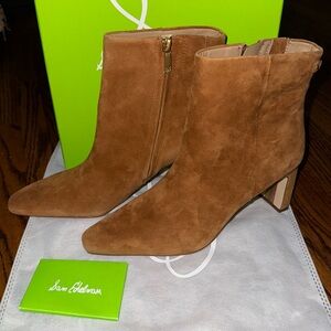 Brown Suede Ankle Boots